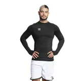 Remera térmica gris de manga larga, marca Umbro.