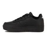 Championes casuales Diadora modelo Spitfire, color negro, de caña baja y estilo retro de skate. Presentan un diseño monocromático con el logo de la marca en el lateral.