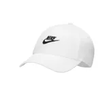 Gorra Nike Heritage86 color blanco con logo bordado en negro.