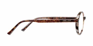 Lentes blueblocker con armazón redondo de acetato con patrón carey, diseñados para filtrar la luz azul de pantallas y protección UV400.