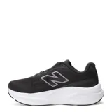 Championes de running New Balance modelo Kaiha, color negro con entresuela blanca y detalles en gris. Presentan una parte superior de malla transpirable y el logo N característico en el lateral.