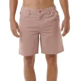 Bermuda color rosado con cintura elastizada y cordón ajustable.