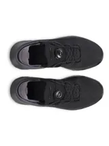 Championes Under Armour Slipspeed Mega Fade, color negro, con sistema de ajuste BOA, entresuela gruesa y talón convertible para mayor versatilidad.