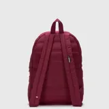 Mochila de diseño acolchado con acabado mate, compartimento principal con cierre, bolsillo frontal con cierre y correas acolchadas ajustables. Incluye compartimento interno para laptop de hasta 15 pulgadas y logo de la marca en la parte inferior.