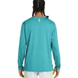 Remera deportiva Under Armour UA Launch de manga larga, color negro, con logo reflectante en el pecho y tejido suave, ligero y transpirable.