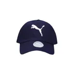 Gorra Puma azul marino con logo bordado en blanco.