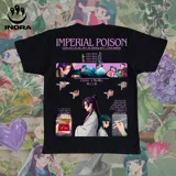 Remera negra con estampado de personajes del anime "Diarios de la Boticaria" (Kusuriya no Hitorigoto), con el texto "IMPERIAL POISON" y referencias a la serie.