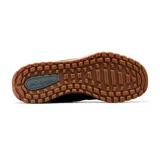 Championes Columbia Fairbanks Low Techlite, calzado de trekking y estilo urbano en color negro con suela de caucho marrón y entresuela gris. Cuentan con empeine de malla transpirable, sistema de cordones elásticos y la marca visible en el lateral. Incorporan tecnología Techlite para amortiguación y suela Omni-Grip para mayor tracción.