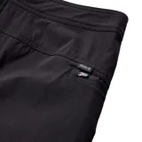 Short de baño Roark Passage Pro color negro, con cordón ajustable en la cintura y bolsillo lateral con cierre.