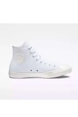 Championes Converse Chuck Taylor All Star de caña alta, color blanco.