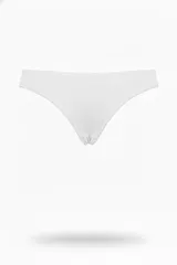 Pack de tres colaless de algodón, color gris melange, con bordes de puntilla.