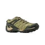 Championes de trekking Hi-Tec modelo Patsy, en combinación de colores tostado y negro. Presentan un diseño robusto con refuerzos laterales, suela con relieve para mayor tracción y cierre mediante cordones.