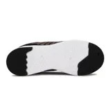 Championes de running Asics Gel-Kamo 2, color negro con detalles en rosa claro y suela blanca.