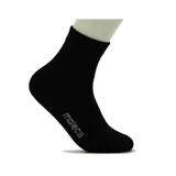 Pack de tres pares de medias tobilleras Moleca, lisas, en color blanco, rosa y negro.