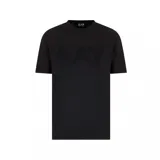 Remera EA7 Emporio Armani de manga corta en color negro, con cuello redondo y el logotipo de la marca en relieve en el pecho.