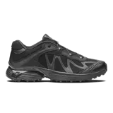 Championes Salomon modelo XT-Whisper, color gris y plateado, con diseño texturizado, sistema de ajuste Quicklace y tecnología SensiFit.