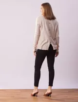 Cardigan tejido color blanco, marca Vila Milano.