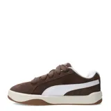 Championes Puma Park Lifestyle Easy Sd, color marrón con detalles en blanco. Confeccionados en gamuza, cuentan con cordones anchos, suela de goma y el logo de la marca en el lateral.