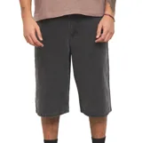 Bermuda de denim Quiksilver color negro, con diseño clásico de bolsillos y tiro medio.