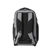 Mochila Rip Curl F-Light Searcher color gris melange, con detalles en negro, base reforzada, múltiples compartimentos con cierre y el logo de la marca estampado en el frente.