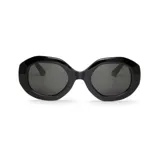 Lentes de sol Mr Boho modelo Vasasta, color negro con marco de acetato y lentes grises.
