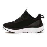 Championes Diadora Moon para mujer, color negro con detalles en blanco. Zapatillas de running con capellada de mesh y suela de goma.