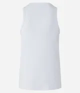 Musculosa masculina de corte regular, confeccionada en tejido acanalado de algodón con elastano. Presenta breteles medianos y diseño básico sin estampa.