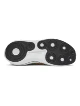 Championes Under Armour UA Phantom 4 color beige, con amortiguación UA HOVR™+, suela blanca y detalles en negro.