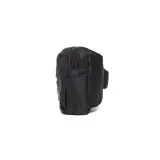 Riñonera negra de poliéster con bolsillo frontal con cierre y parche con logo de Goorin Bros.