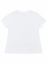 Remera básica de manga corta y cuello redondo, de corte clásico y diseño liso.