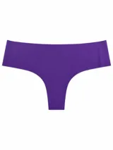 Pack de dos bombachas vedetinas sin costuras, en colores negro y beige.