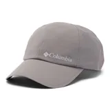 Gorra deportiva Columbia Silver Ridge IV Ball de color gris, con tecnología Omni-Wick para absorber la humedad, perforaciones láser para mayor transpirabilidad y el logo de la marca bordado en el frente.