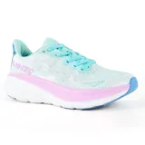 Championes deportivos Hi-Tec Railey, color negro con detalles en gris y suela blanca.