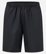 Bermuda deportiva Get Over de tejido plano, con cintura elástica ajustable mediante cordón, bolsillos laterales y recortes con detalle de red en los laterales.