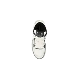 Championes Amiri MA-1 Low-Top en colores blanco y negro, con diseño de caña baja, paneles de malla y cuero, suela gruesa y cordones anchos.