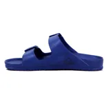 Sandalias Quiksilver modelo Malibu para hombre, de color azul marino, fabricadas en material sintético con dos tiras ajustables con hebilla.