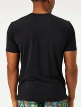 Remera gris de manga corta The North Face Wander, con logo estampado en el pecho.