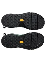 Bota táctica Under Armour modelo Charged Valsetz Mid, color verde oliva con suela negra. Presenta una parte superior sintética transpirable con refuerzos de PU, entresuela Charged Cushioning para amortiguación y suela exterior Vibram XS Trek para mayor tracción y durabilidad.