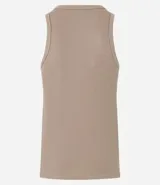 Musculosa masculina de corte regular, confeccionada en tejido flamé con textura acanalada. Presenta cuello redondo y diseño liso sin estampas.