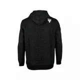 Canguro azul marino con textura de piel de serpiente y logo de los Golden State Warriors estampado en el pecho.