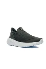 Championes deportivos Fila Calzini de mujer, color beige, con diseño slip-on de tejido elástico tipo media y suela chunky texturizada.