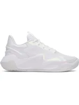 Championes Under Armour modelo Ace Low 2, color blanco, con parte superior de jacquard tejido transpirable, puntera de goma y amortiguación UA HOVR.