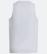 Musculosa masculina de cuello redondo, confeccionada en tejido acanalado de algodón con mezcla de poliéster y elastano. Diseño básico sin estampa, ideal para uso diario.