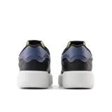 Championes New Balance CT302 para dama, color negro con detalles en blanco y azul.