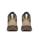 Bota de senderismo Merrell, modelo Tempo Sol Mid WP, confeccionada en ante impermeable y malla transpirable. Presenta un diseño de caña media con cierre de cordones, cuello acolchado y entresuela de espuma EVA para mayor estabilidad y absorción de impactos.