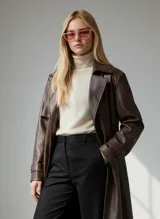 Lentes de sol de mujer con montura de policarbonato color rosado, forma de ojo de gato y cristales tintados en tono rosado.