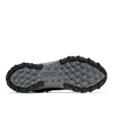 Calzado de trekking Columbia modelo Peakfreak II Mid Outdry, de caña media, color negro con suela gris. Confeccionado con malla transpirable y tecnología impermeable OutDry.