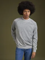 Sweater de plush color celeste.