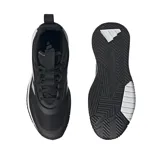 Championes de básquet Adidas Own The Game 3, color negro con detalles en blanco.