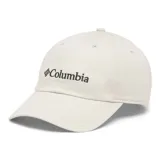 Gorra de béisbol de algodón en color beige, con diseño desestructurado y logo de la marca bordado en el frente en color oscuro. Cuenta con visera curva y cierre posterior de velcro.